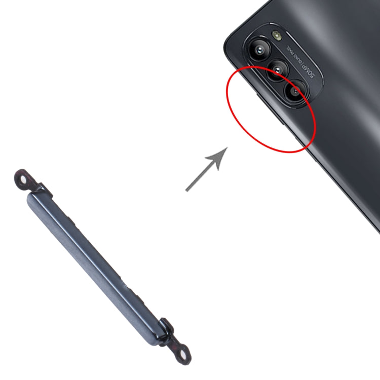 Bouton de contrôle du volume pour Motorola Moto G52, pour Motorola Moto G52