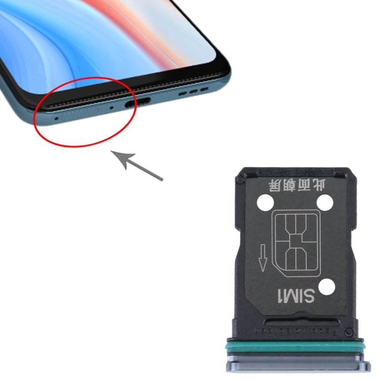 For OPPO Reno4 5G SIM Card Tray + SIM Card Tray
