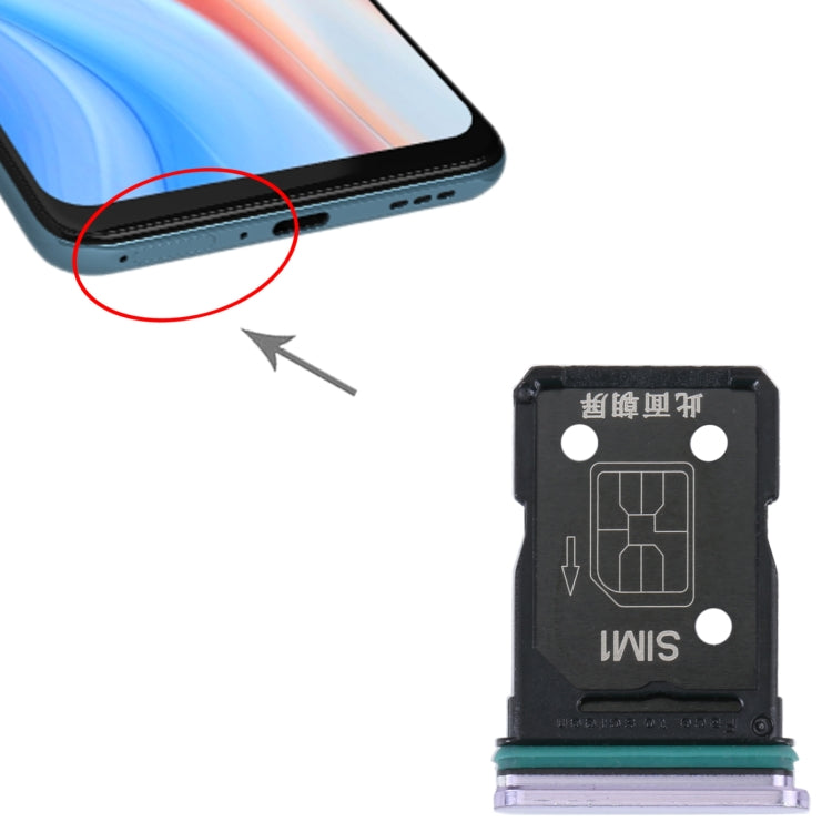 For OPPO Reno4 5G SIM Card Tray + SIM Card Tray