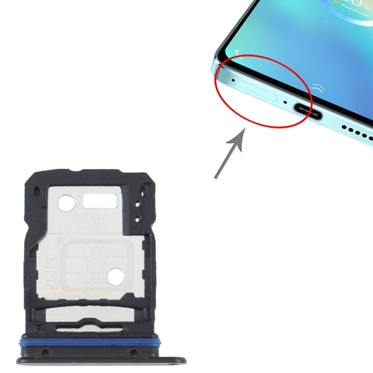 For vivo S15 SIM Card Tray + SIM Card Tray