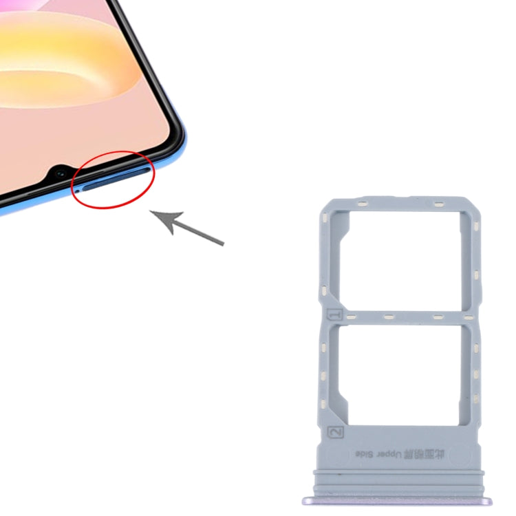 For vivo Y55S 5G SIM Card Tray + SIM Card Tray
