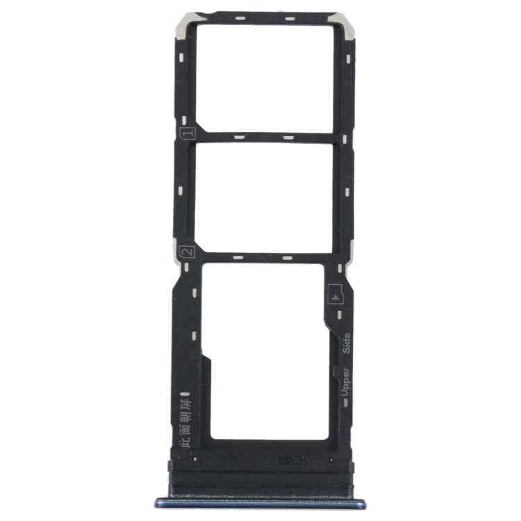 For vivo Y21 2021 / Y21S / Y21T / Y21T India SIM Card Tray + SIM Card Tray + Micro SD Card Tray