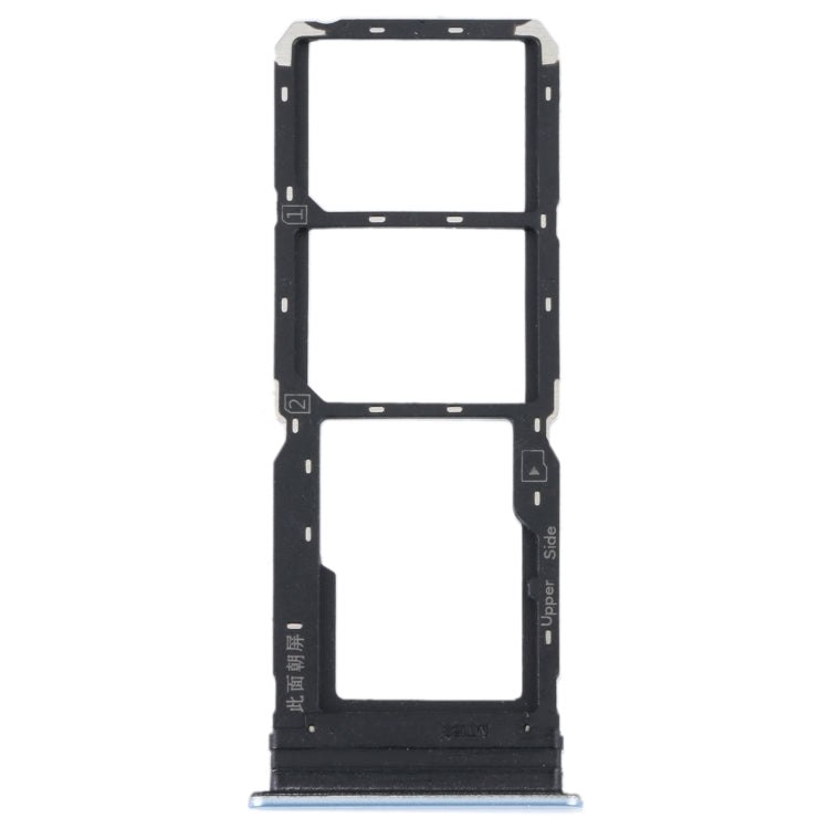 For vivo Y21 2021 / Y21S / Y21T / Y21T India SIM Card Tray + SIM Card Tray + Micro SD Card Tray