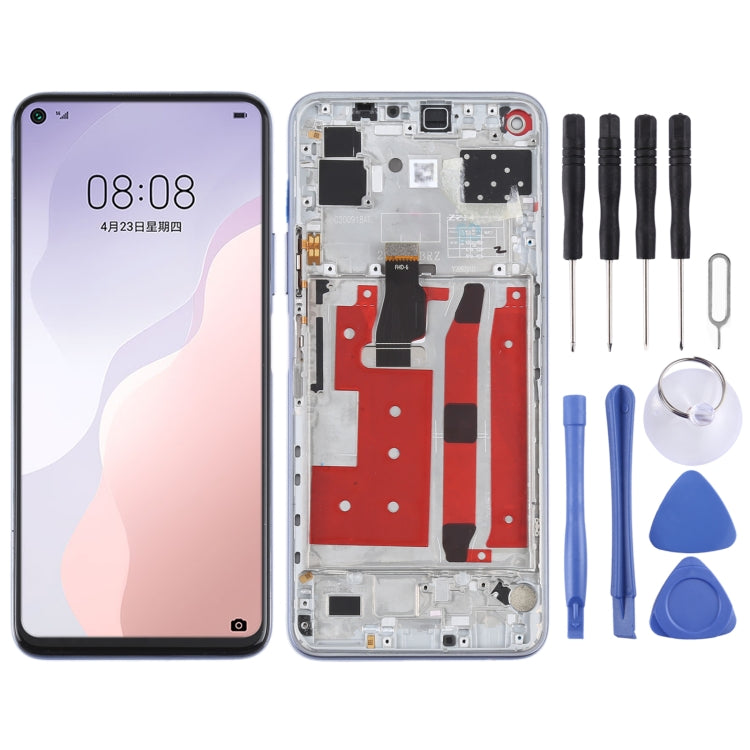 Original LCD Screen For Huawei Nova 7 SE / Honor 30S Digitizer Full Assembly with Frame