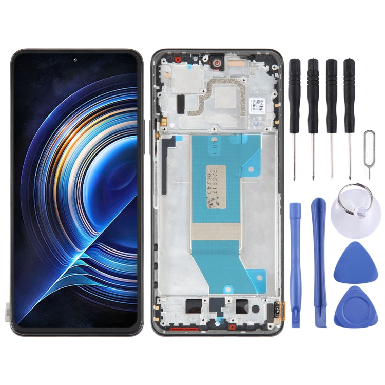 AMOLED Original LCD Screen For Xiaomi Redmi K50 / K50 Pro Digitizer Full Assembly with Frame