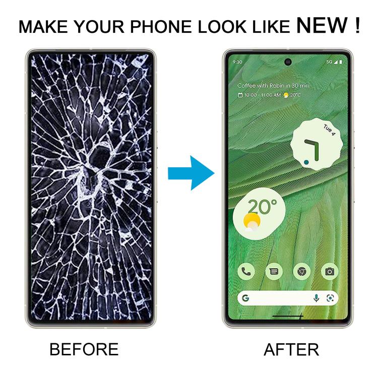 For Google Pixel 7 GVU6C GQML3 Original AMOLED LCD Screen Digitizer Full Assembly with Frame