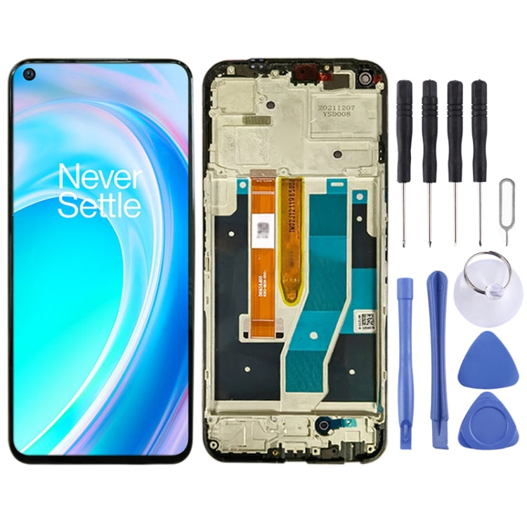 Pantalla LCD IPS para OnePlus Nord CE 2 Lite 5G CPH2381 CPH2409, digitalizador completo con marco, para OnePlus Nord CE 2 Lite 5G