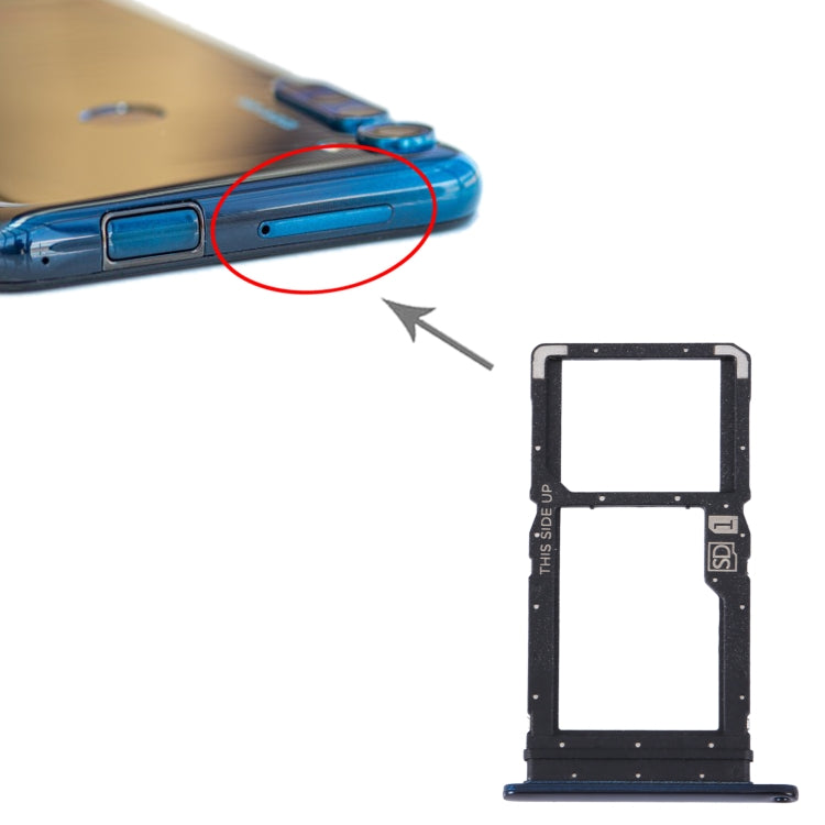 Bandeja para tarjeta SIM original + bandeja para tarjeta micro SD para Motorola Moto One Fusion Plus