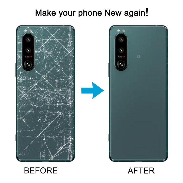 Cache arrière d'origine pour Sony Xperia 5 III avec cache d'objectif d'appareil photo