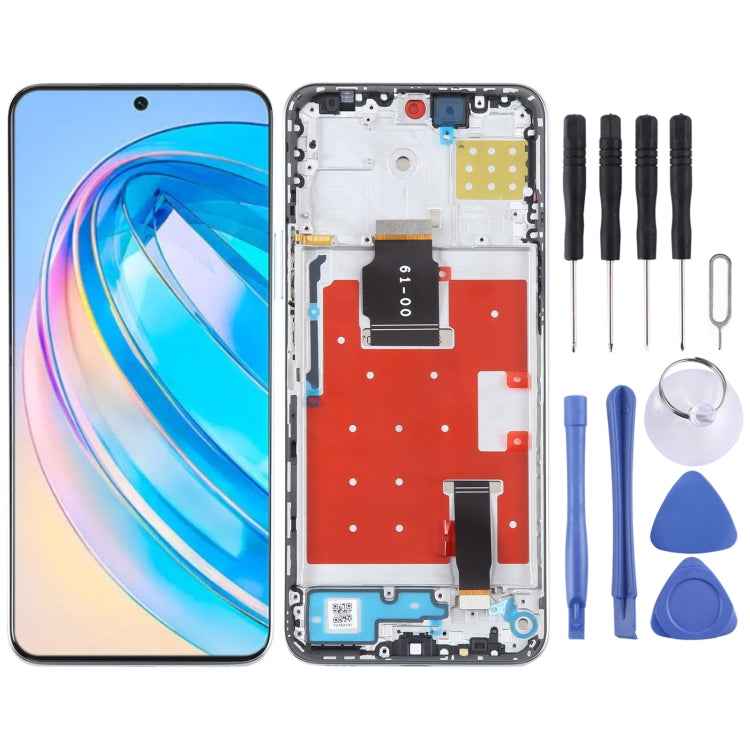 Original LCD Screen For Honor X8a Digitizer Full Assembly with Frame