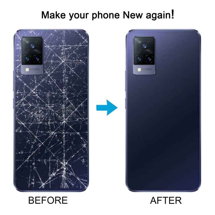 For vivo V21 Original Battery Back Cover with Camera Lens Frame, For vivo V21, For vivo V21(Original)