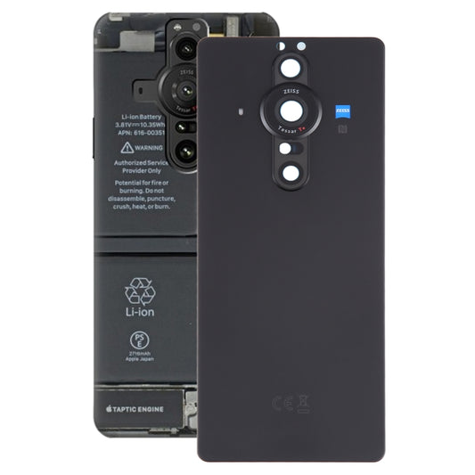 Cache arrière de batterie d'origine pour Sony Xperia Pro-I avec cache d'objectif d'appareil photo