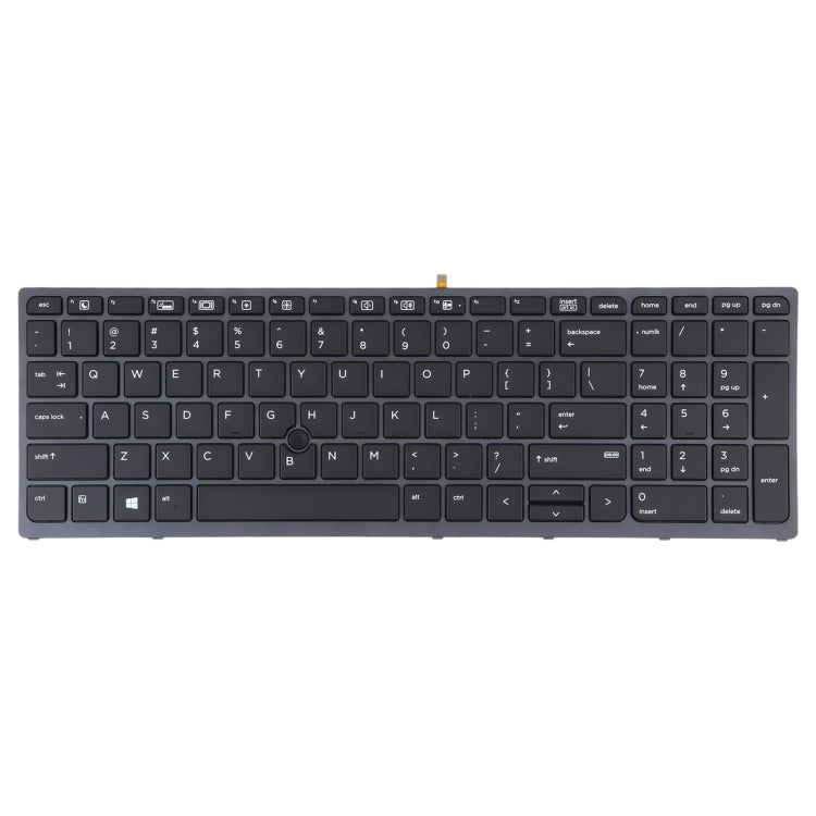 For HP ZBOOK 15 G3 17 G3 US Version Keyboard with Backlight and Pointing