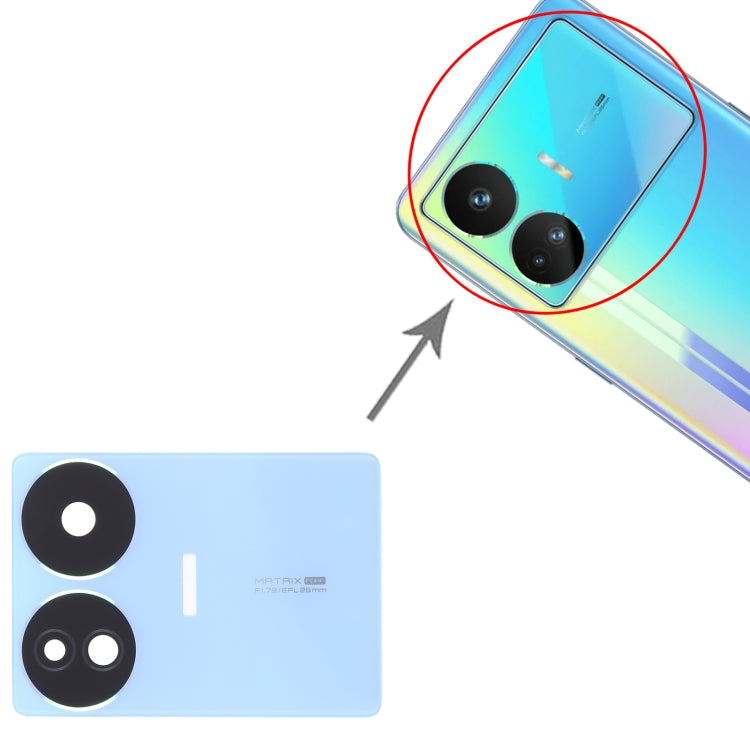 For Realme GT Neo5 SE Original Back Camera Lens, For Realme GT Neo5 SE (Black), For Realme GT Neo5 SE (Blue)