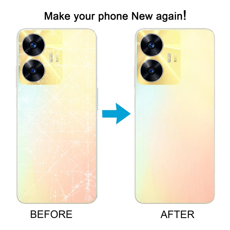 For Realme C55 Original Battery Back Cover with Camera Lens Cover, For Realme C55