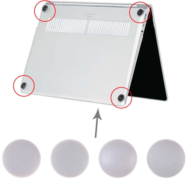 For Microsoft Surface Laptop 1 / 2 1769 13.5 inch 4 in 1 Bottom Case Rubber Mats, For Microsoft Surface Laptop 1 / 2, Microsoft Surface Laptop 1 / 2 (Red)