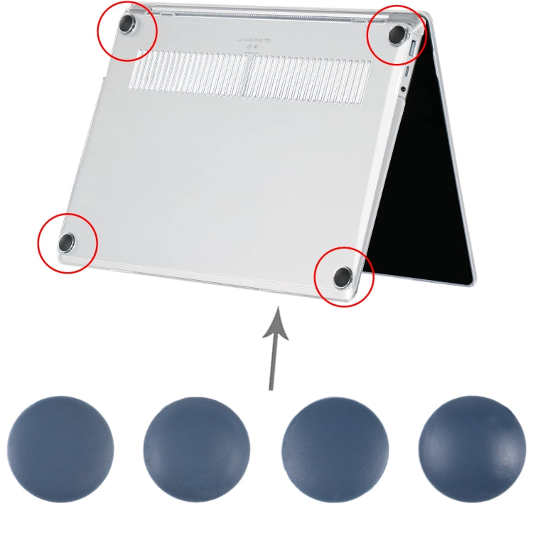 For Microsoft Surface Laptop 1 / 2 1769 13.5 inch 4 in 1 Bottom Case Rubber Mats, For Microsoft Surface Laptop 1 / 2