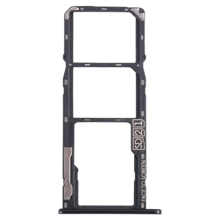 For Motorola Moto G7 Play SIM Card Tray + SIM Card Tray + Micro SD Card Tray