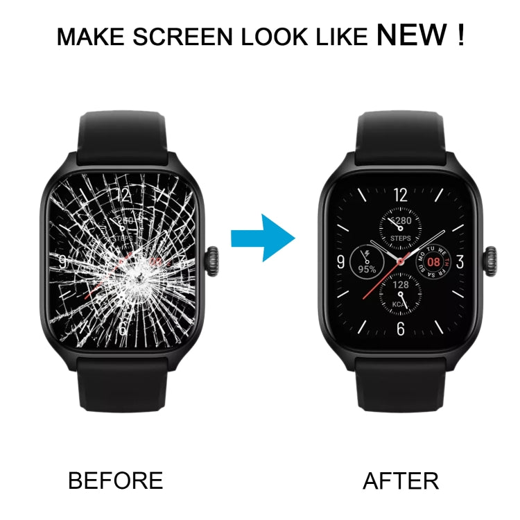 Pantalla LCD y digitalizador originales para Amazfit GTS 4, ensamblaje completo.