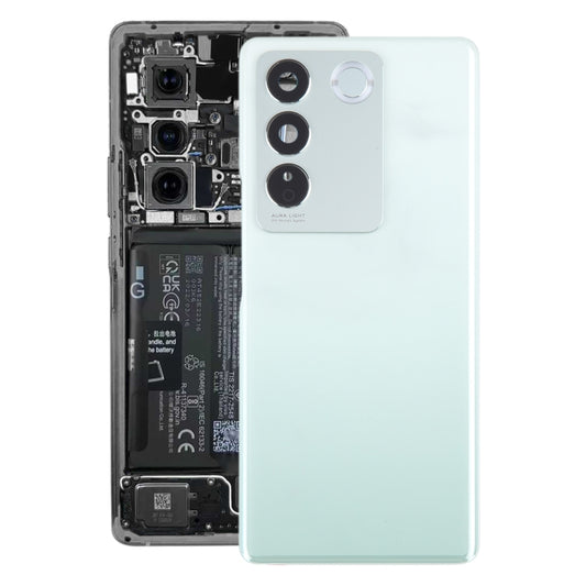 Tapa trasera de batería original con tapa para lente de cámara para vivo V27/V27 Pro