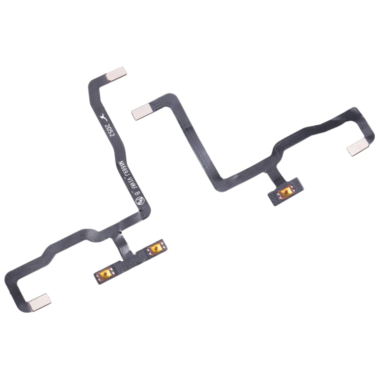 For ZTE Nubia Red Magic 6 1 Pair Power Button & Volume Button Flex Cable