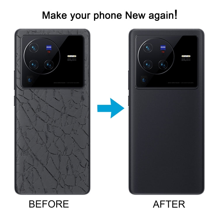 Coque arrière de batterie en verre OEM pour Vivo X80