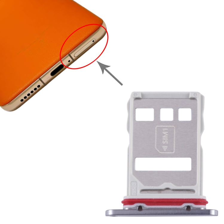 For Huawei Mate 50 SIM + NM Card Tray, For Huawei Mate 50