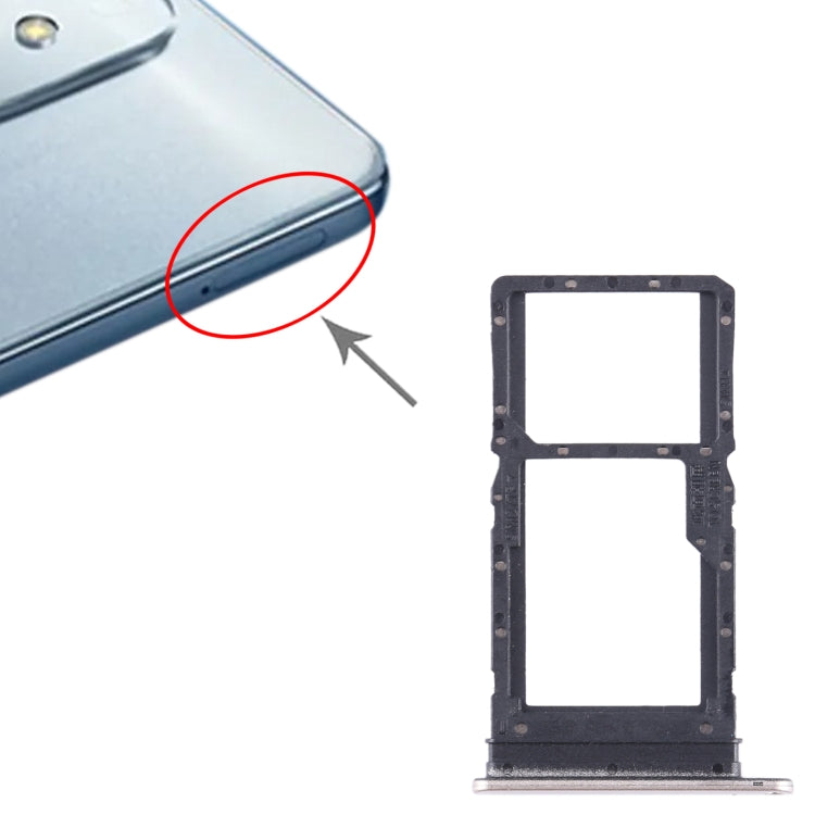 For Honor Play 6T SIM + SIM / Micro SD Card Tray, For Honor Play6T