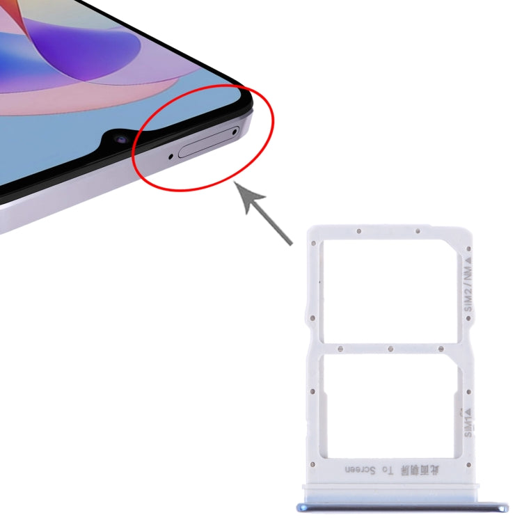 For Honor 10X Pro SIM + SIM / NM Card Tray, For Honor X10 Pro