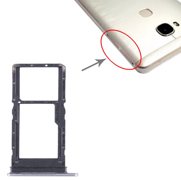 For Honor X5 SIM + SIM / Micro SD Card Tray, For Honor X5