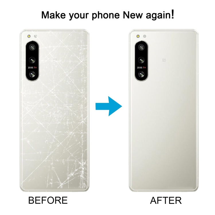 Cache arrière de batterie d'origine pour Sony Xperia 5 IV avec cache d'objectif d'appareil photo, pour Sony Xperia 5 IV (Original), pour Sony Xperia 5 IV