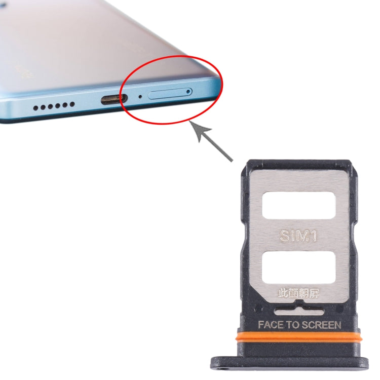 Tiroir pour carte SIM + plateau pour carte SIM pour Xiaomi Redmi Note 12 Pro+ 5G