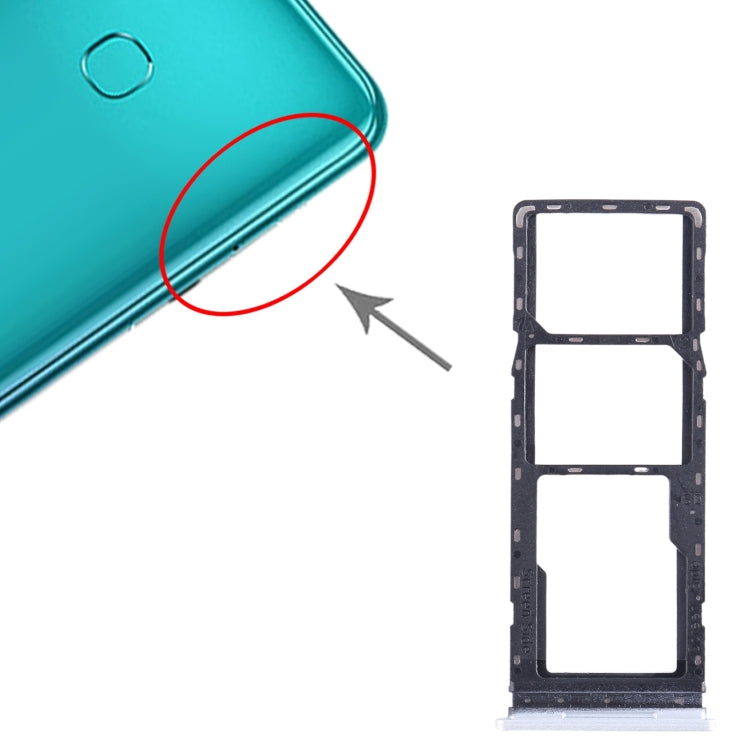 Pour Tecno Spark Go 2022, tiroir pour carte SIM + tiroir pour carte Micro SD, pour Tecno Spark Go 2022