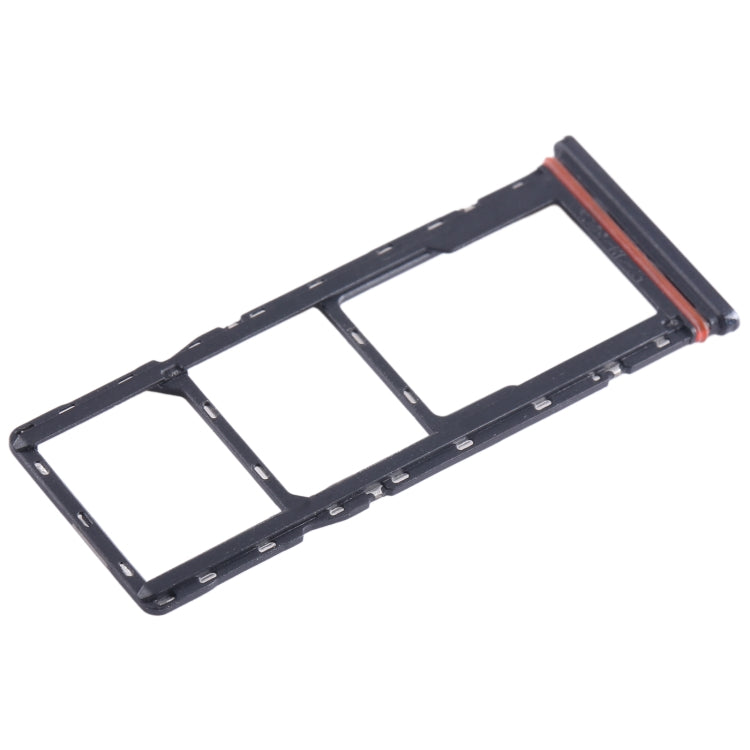 For Infinix Hot 10i X659B SIM Card Tray + SIM Card Tray + Micro SD Card Tray