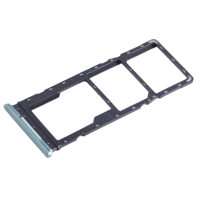 For Infinix Hot 12i X665B SIM Card Tray + SIM Card Tray + Micro SD Card Tray