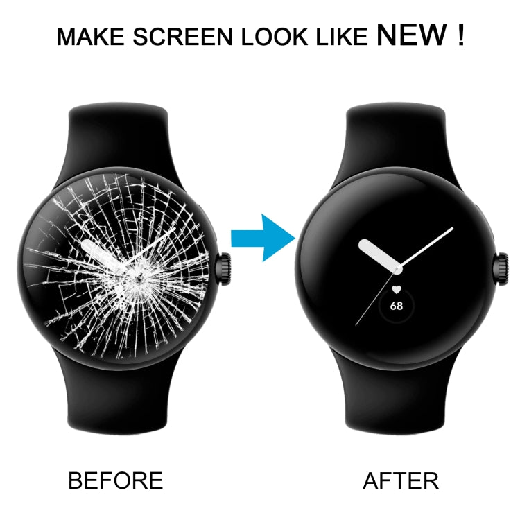 AMOLED LCD Screen With Digitizer Full Assembly For Google Pixel Watch 2022 GQF4C/GBZ4S/GWT9R 41mm