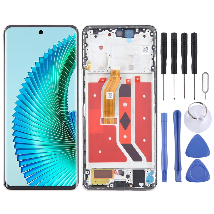 For Honor Magic6 Lite Original LCD Screen Digitizer Full Assembly with Frame