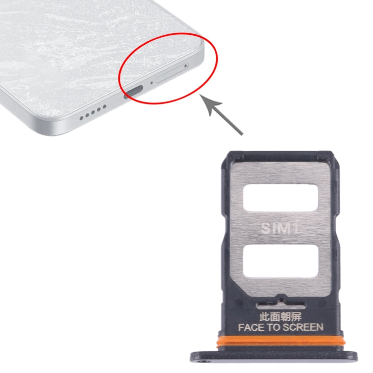 For Xiaomi Redmi Note 13 Pro 5G SIM Card Tray + SIM / Micro SD Card Tray