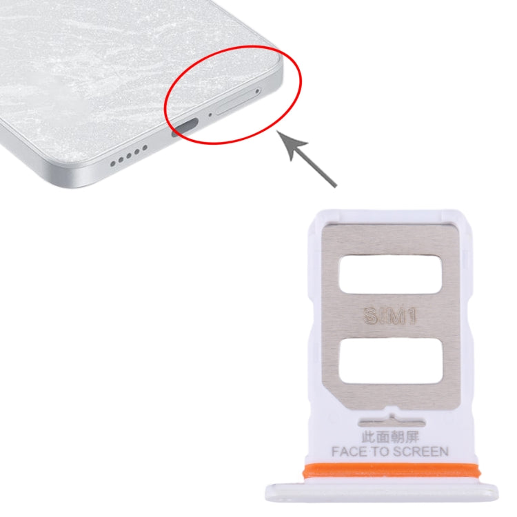 For Xiaomi Redmi Note 13 Pro 5G SIM Card Tray + SIM / Micro SD Card Tray, For Xiaomi Redmi Note 13 Pro 5G