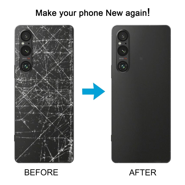 Cache arrière d'origine pour Sony Xperia 1 V avec objectif d'appareil photo