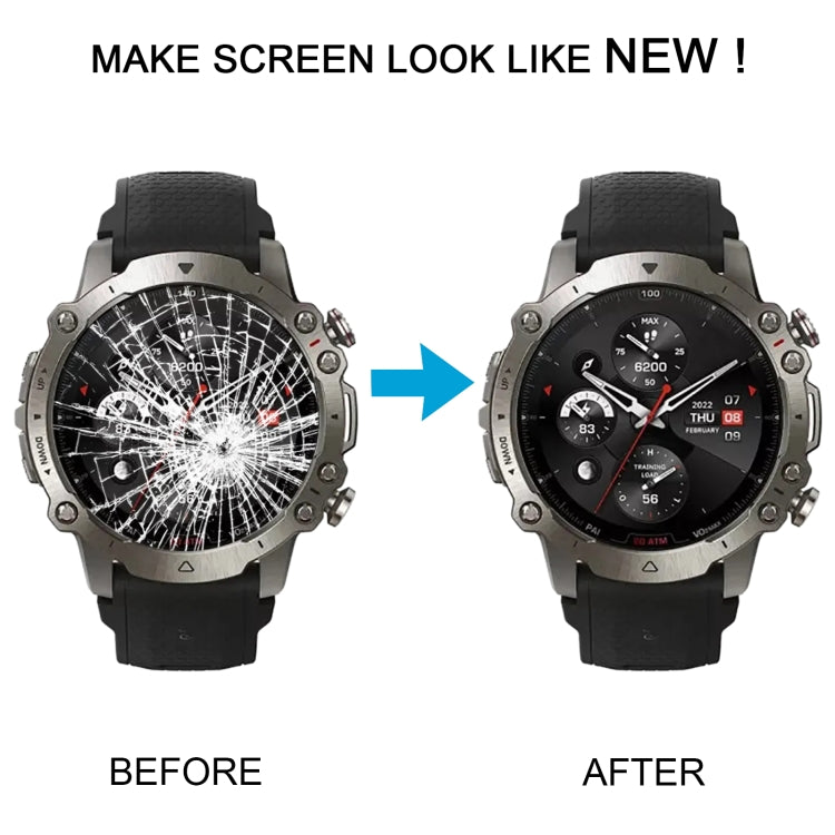 For Amazfit Falcon LCD Screen and Digitizer Full Assembly With Frame