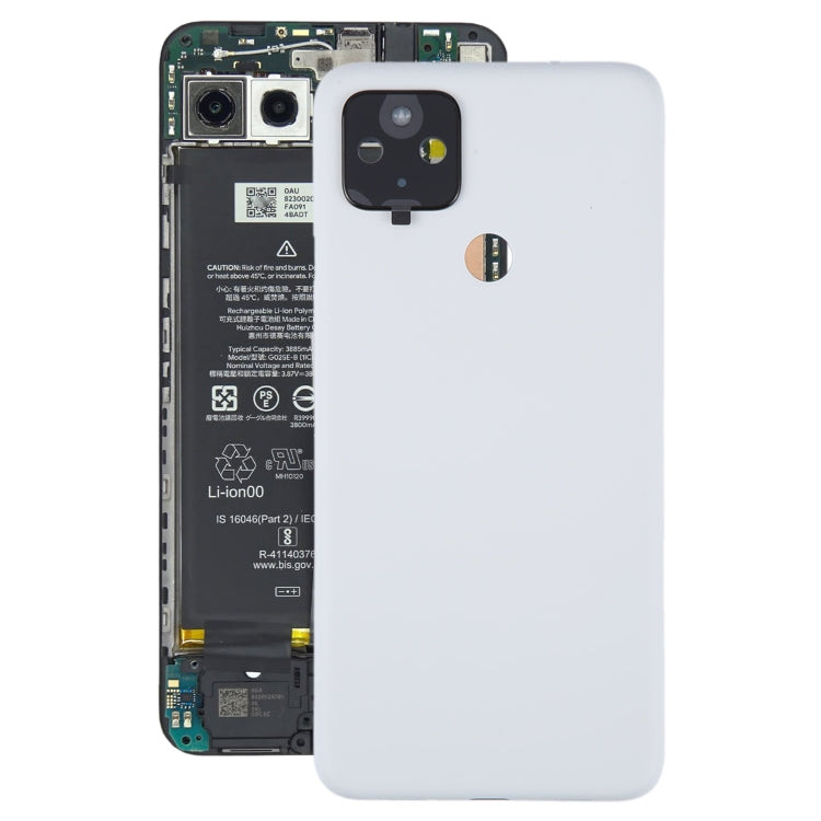 For Google pixel 4A 5G Battery Back Cover with Camera Lens Cover