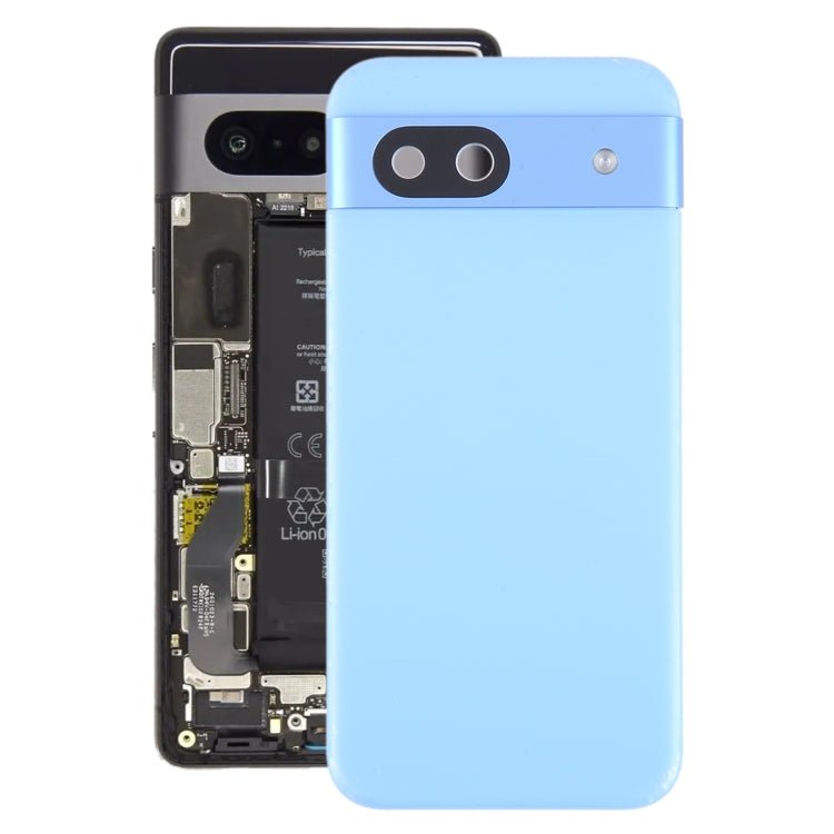 For Google Pixel 8A Battery Back Cover with Camera Lens Cover