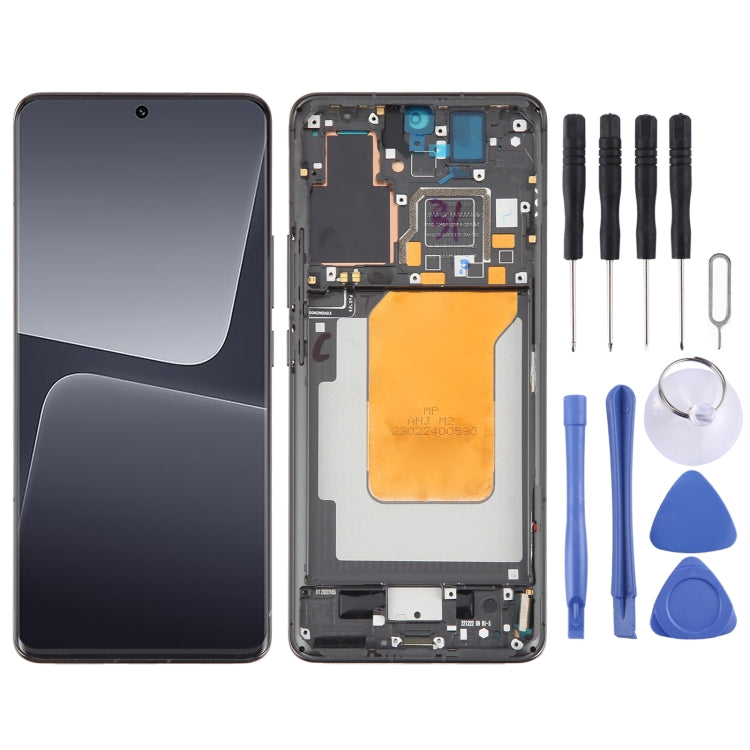 For Xiaomi 13 Pro Original AMOLED Material LCD Screen Digitizer Full Assembly with Frame, For Xiaomi 13 Pro (Original)