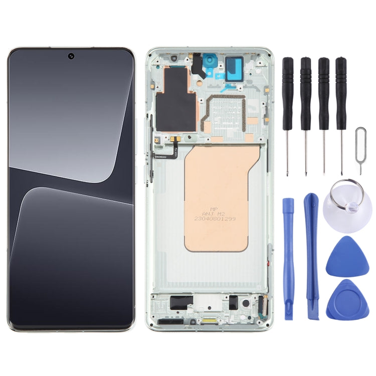 For Xiaomi 13 Pro Original AMOLED Material LCD Screen Digitizer Full Assembly with Frame, For Xiaomi 13 Pro (Original)