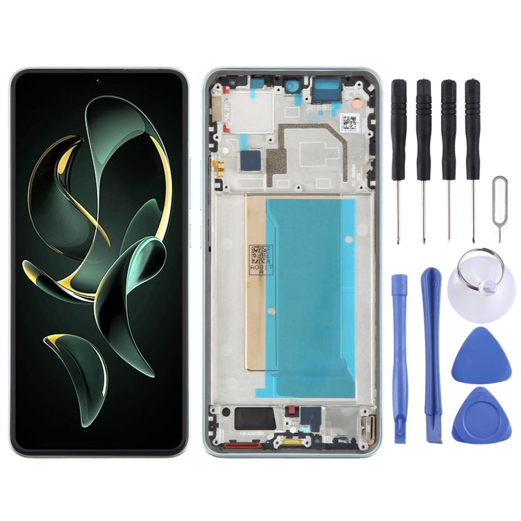 For Xiaomi 13T Pro Original AMOLED Material LCD Screen Digitizer Full Assembly with Frame, For Xiaomi 13T Pro (Original)