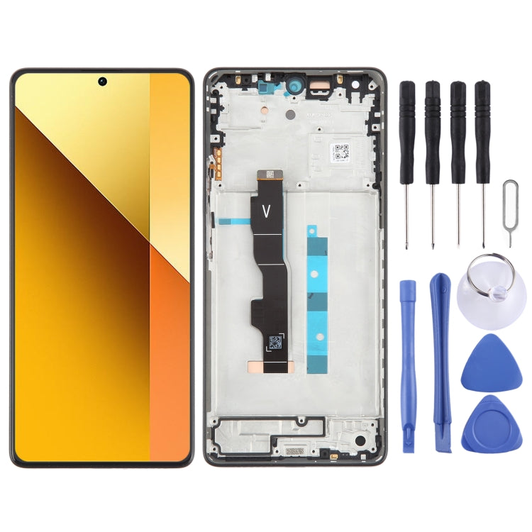 For Xiaomi Redmi Note 13 5G Original AMOLED Material LCD Screen Digitizer Full Assembly with Frame, For Xiaomi Redmi Note 13 5G(Original)