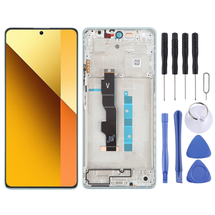 Écran LCD AMOLED d'origine pour Xiaomi Redmi Note 13 5G, assemblage complet avec châssis, pour Xiaomi Redmi Note 13 5G (Original)