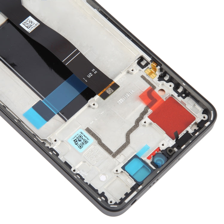 For Xiaomi Poco X6 Original AMOLED Material LCD Screen Digitizer Full Assembly with Frame, For Xiaomi Poco X6(Original)