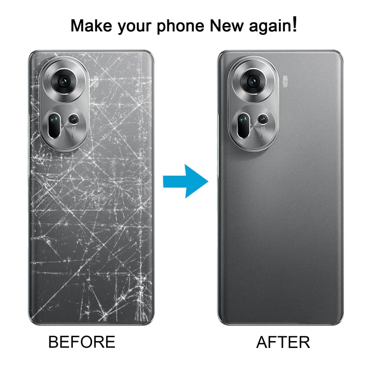 Tapa trasera de batería original para OPPO Reno11 5G con tapa para lente de cámara. Para OPPO Reno11 5G (original).